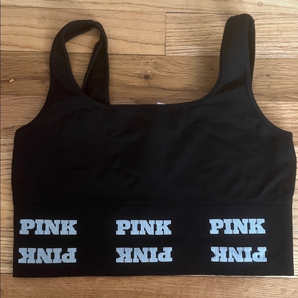 Victoria's Secret Other - Victoria's Secret PINK Black Sports Bra Size L
